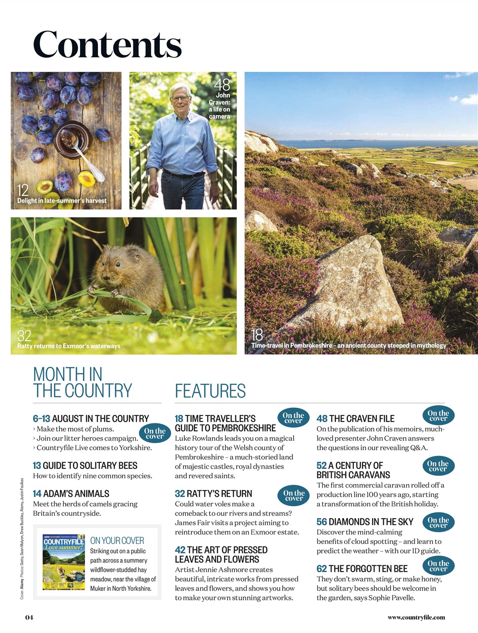 BBC Countryfile Magazine Preview Pages