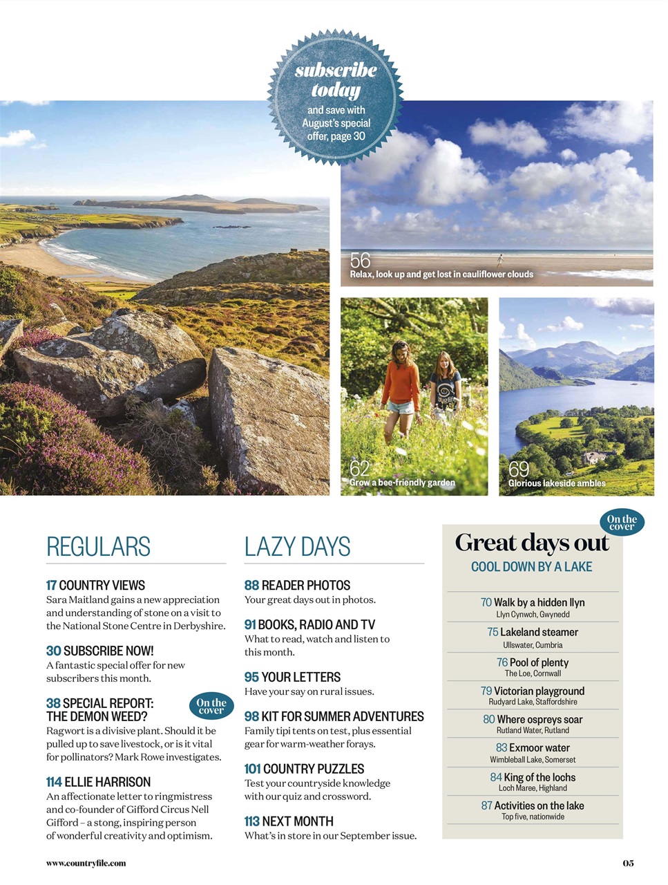 BBC Countryfile Magazine Preview Pages