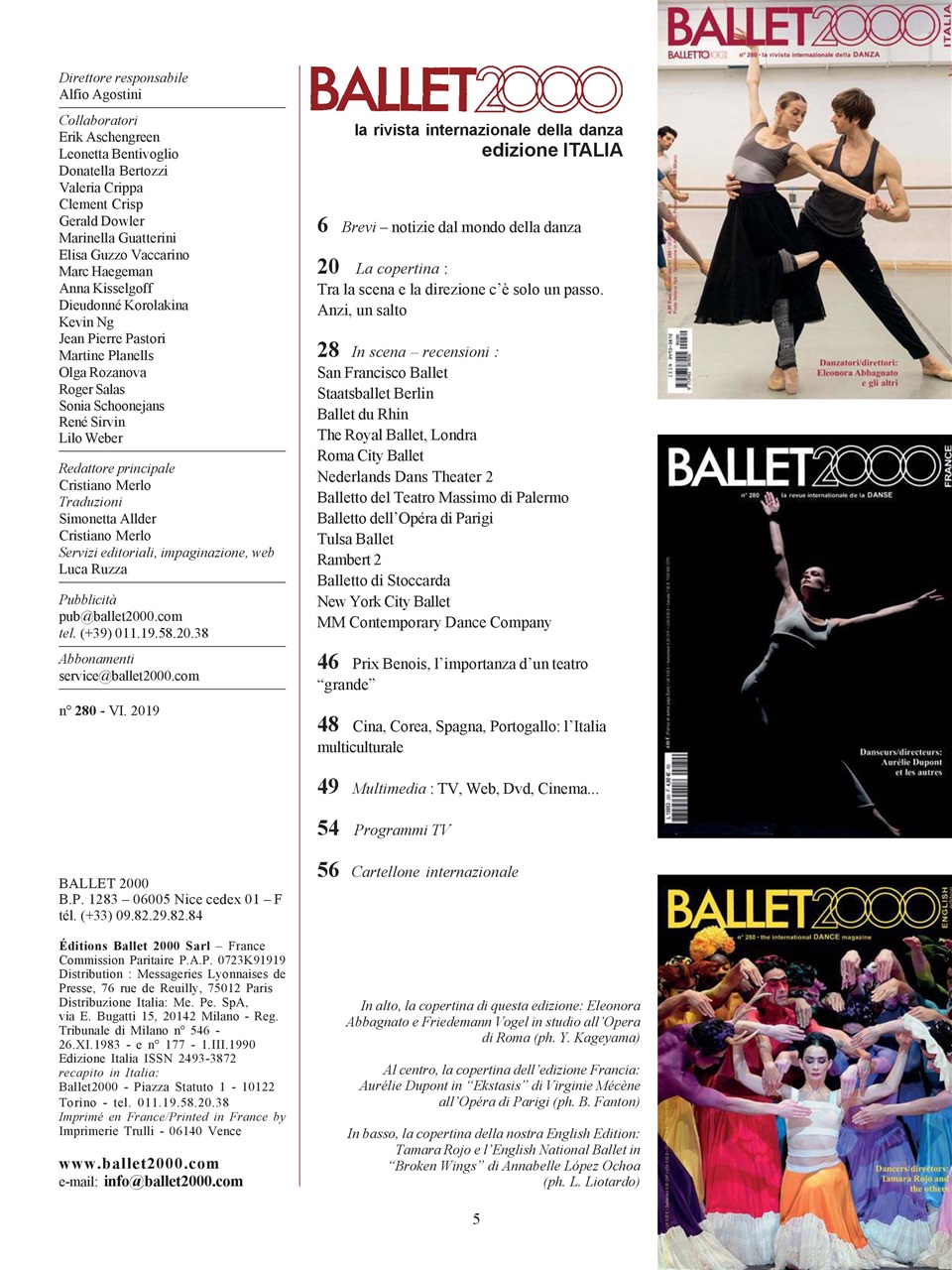 BALLET2000 Edizione Italia Preview Pages