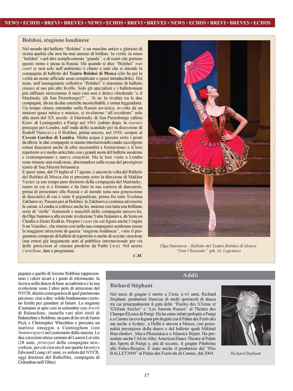 BALLET2000 Edizione Italia Preview Pages