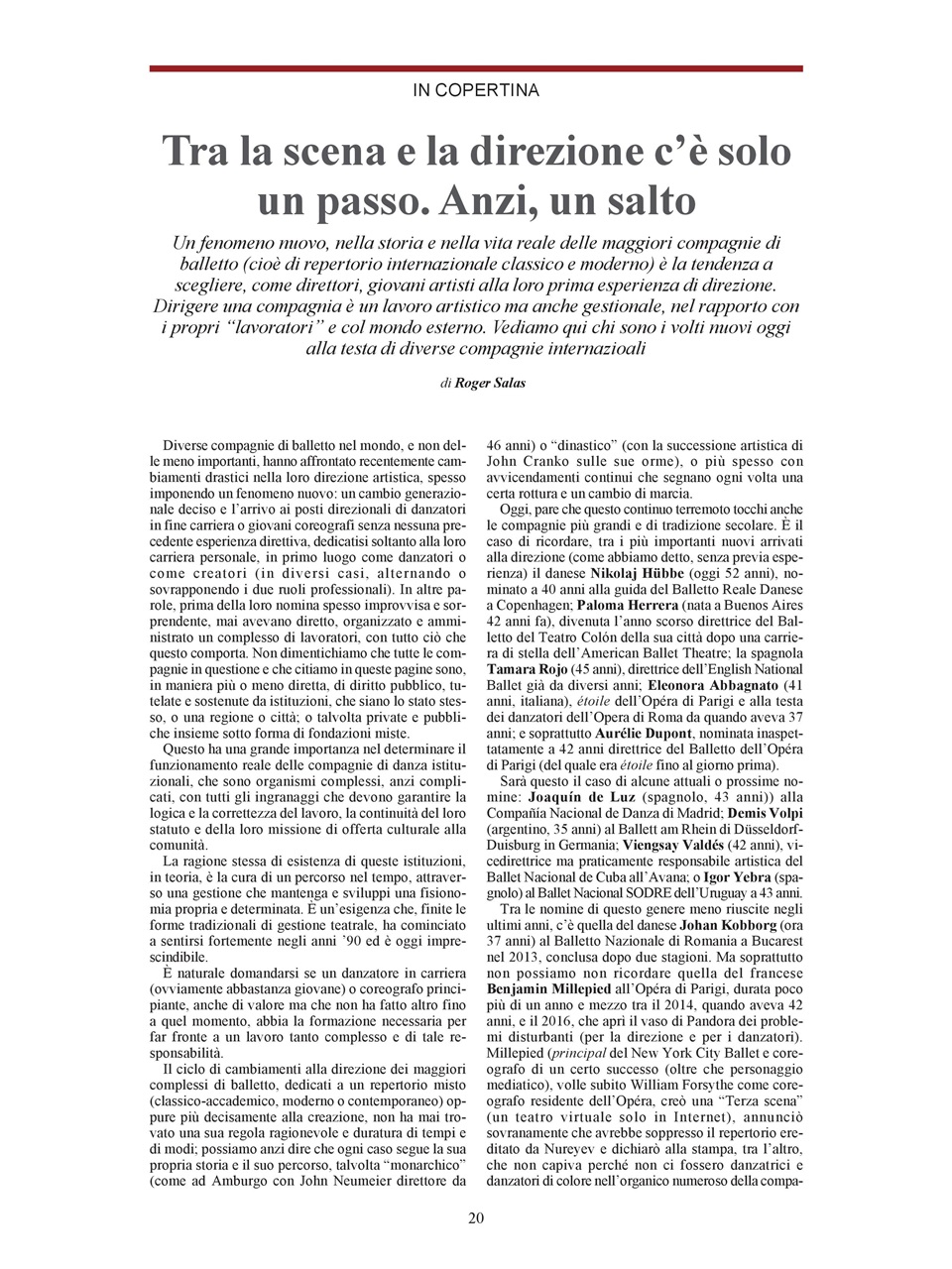 BALLET2000 Edizione Italia Preview Pages