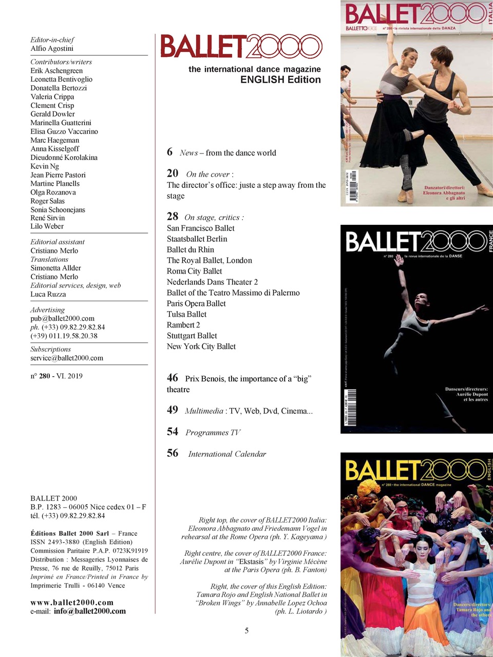 BALLET2000 English Edition Preview Pages