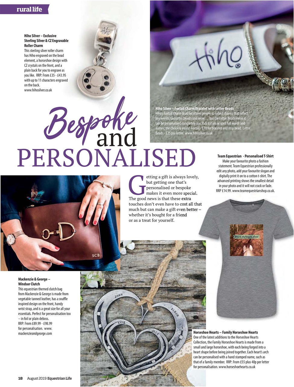 Equestrian Life Magazine Preview Pages