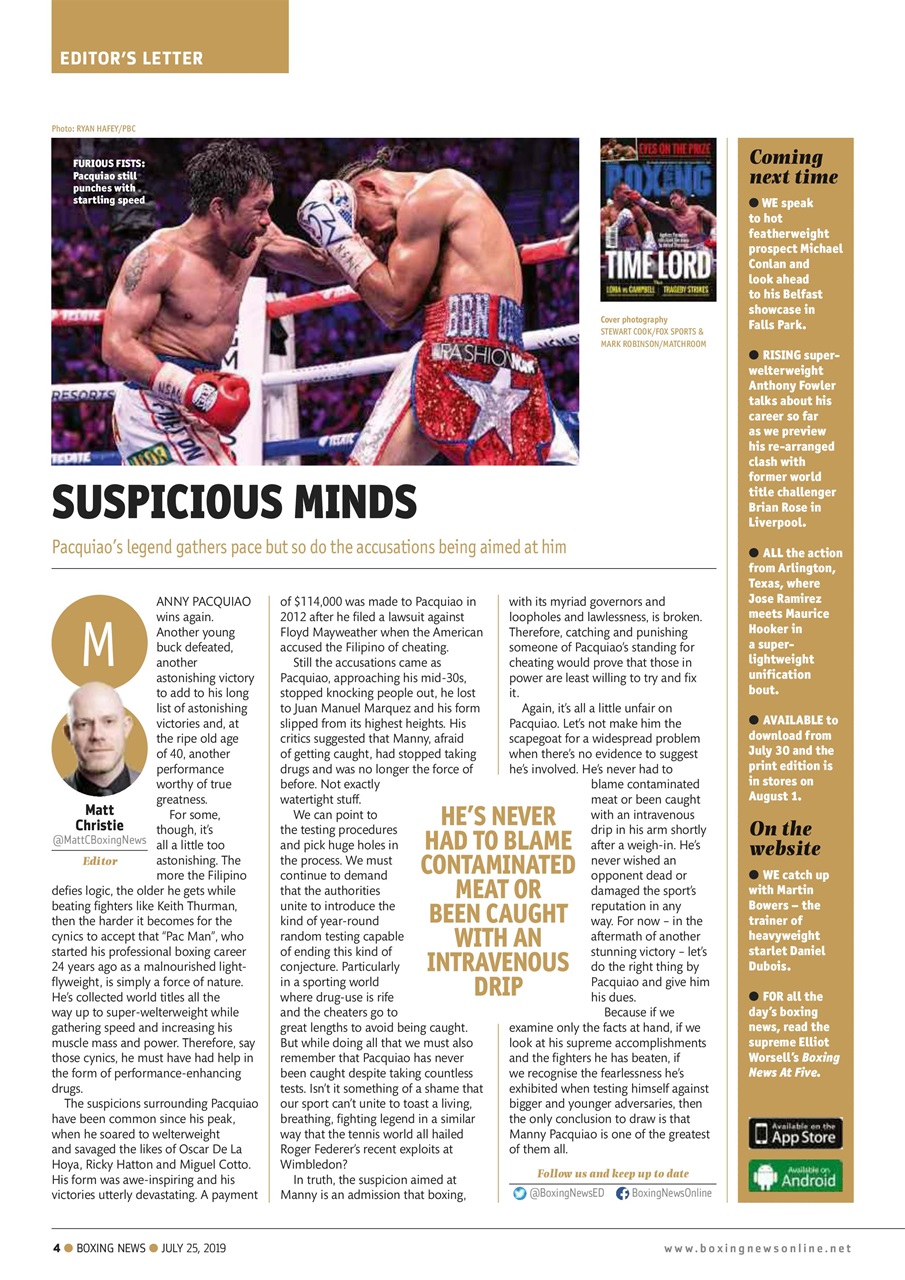 Boxing News Preview Pages