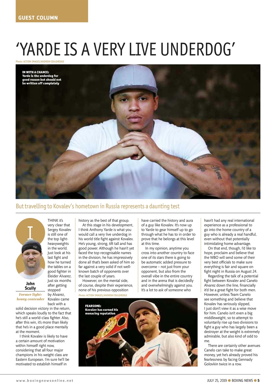 Boxing News Preview Pages