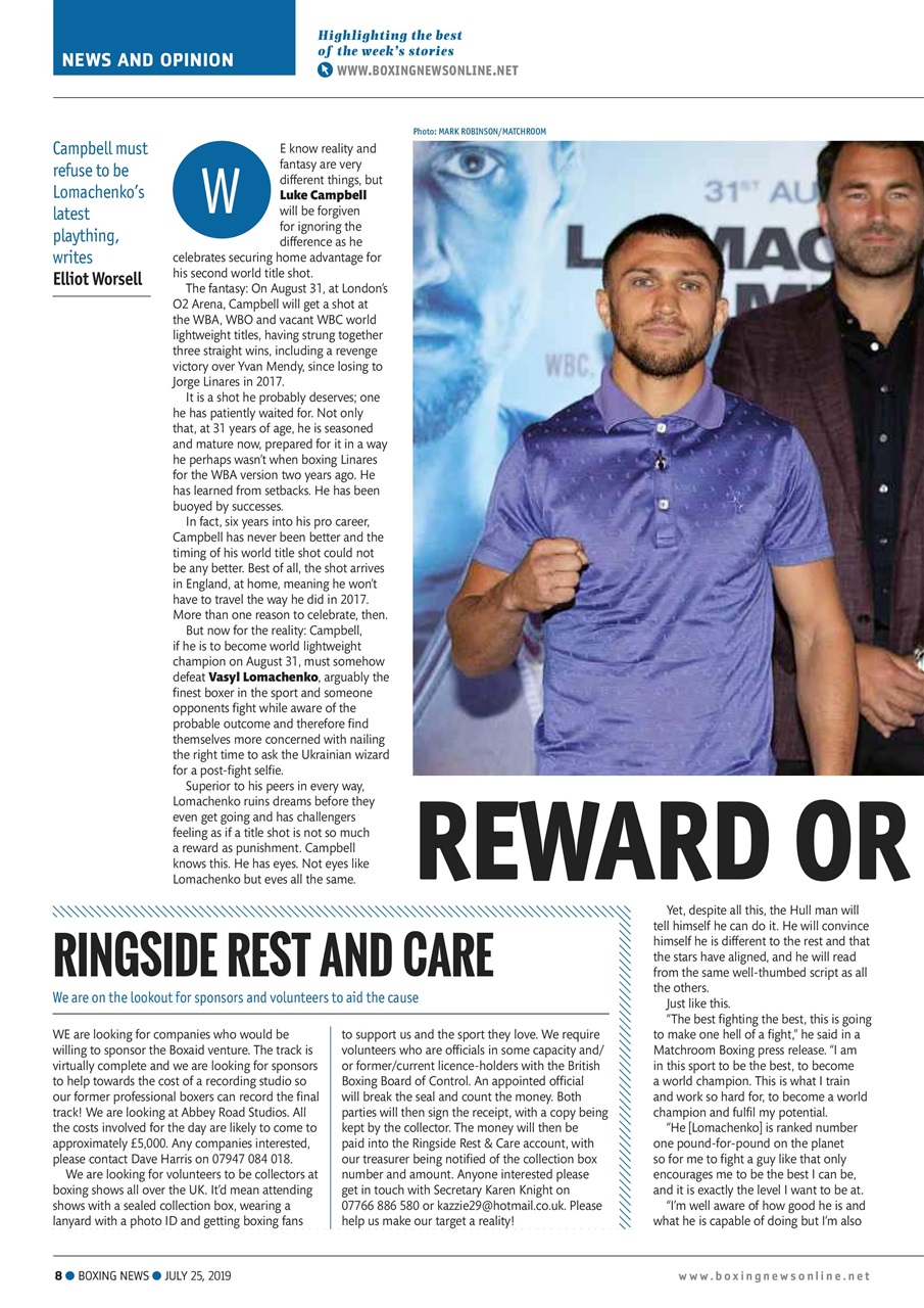 Boxing News Preview Pages
