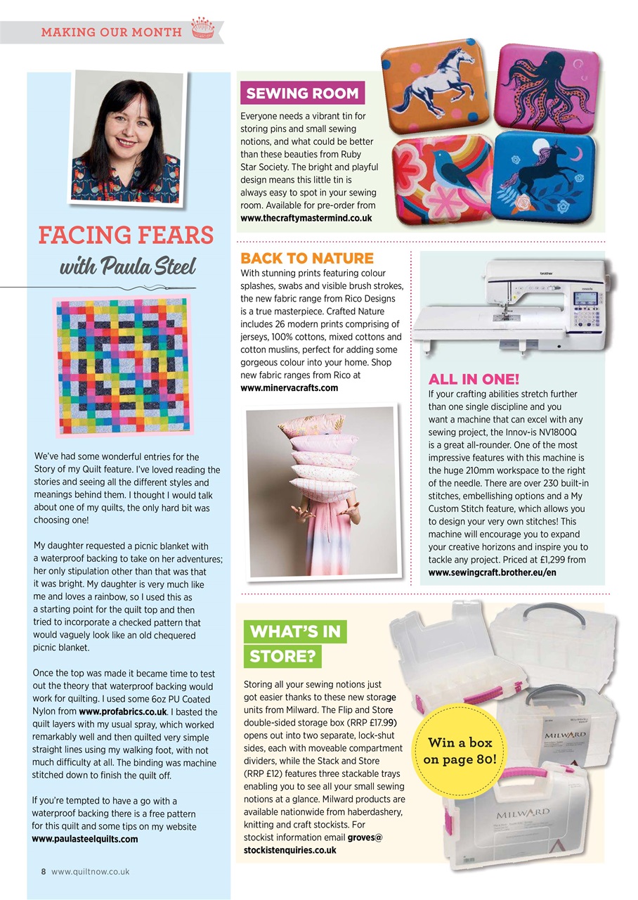 Quilt Now Preview Pages