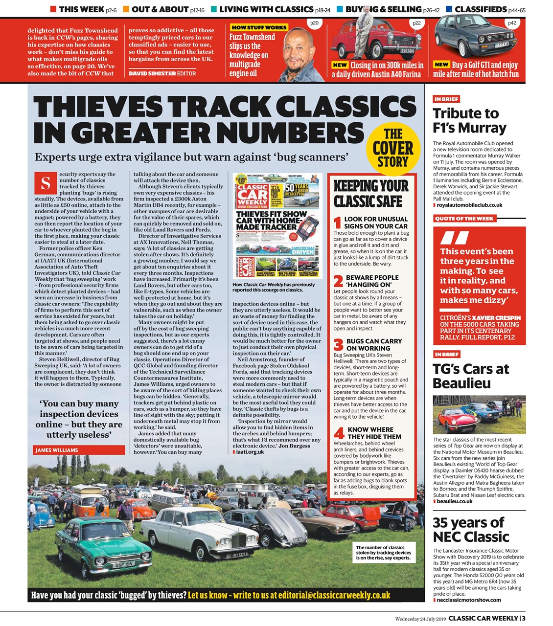 Classic Car Weekly Preview Pages