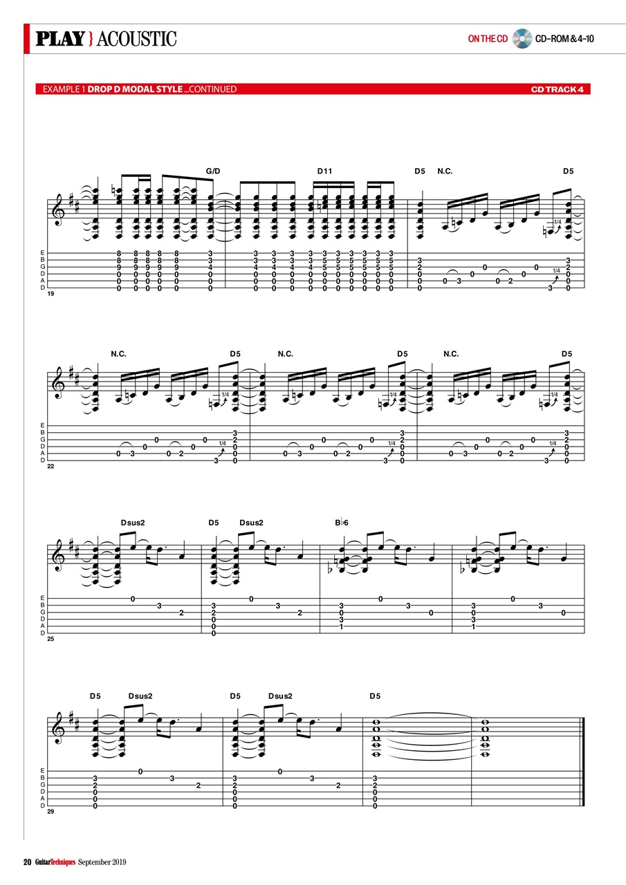 Guitar Techniques Preview Pages