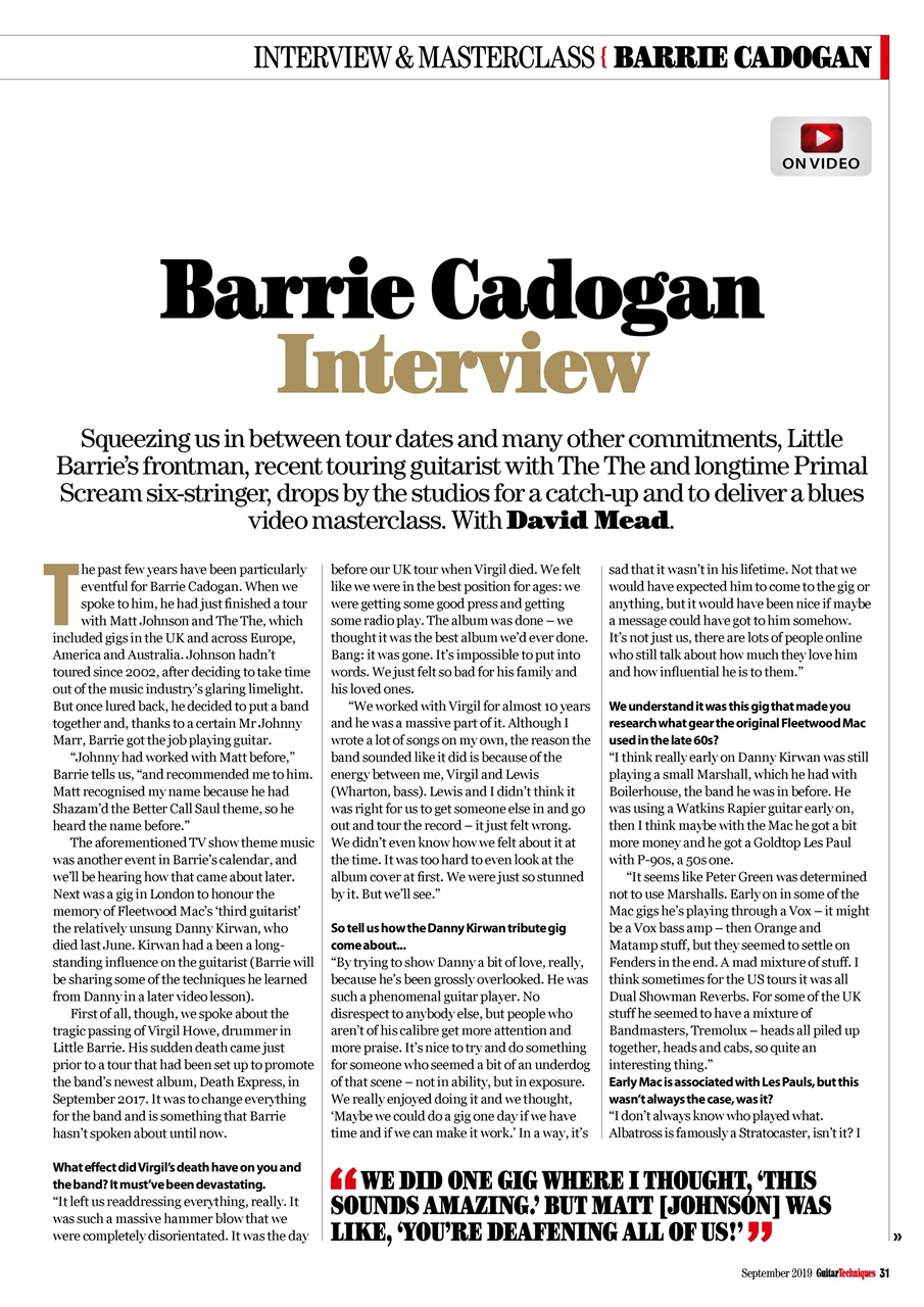 Guitar Techniques Preview Pages