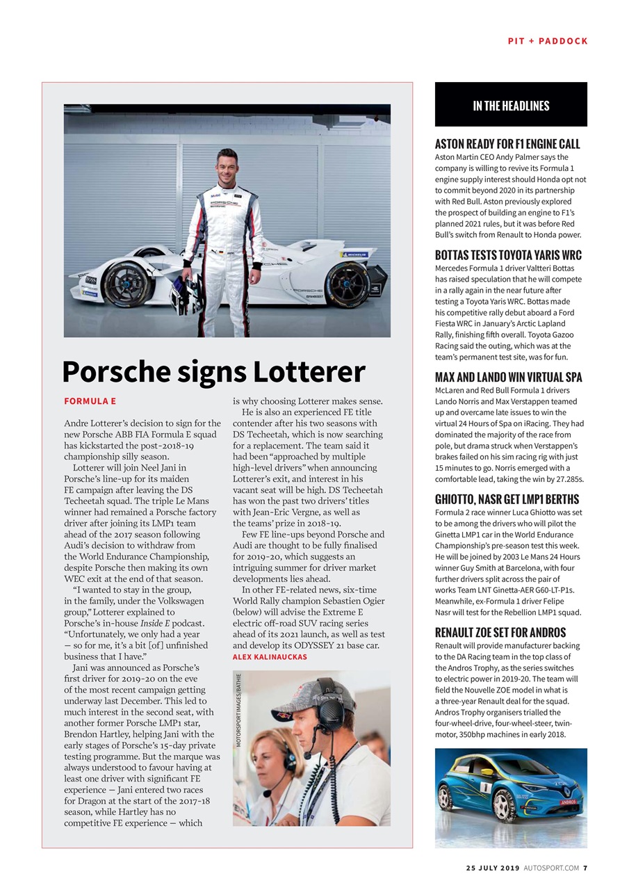 Autosport Preview Pages