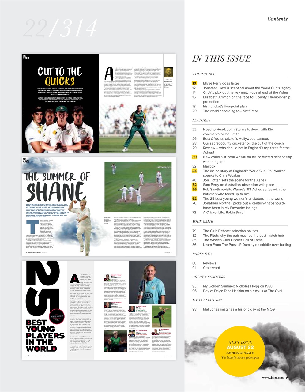 Wisden Cricket Monthly Preview Pages