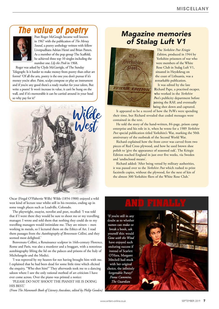 Writing Magazine Preview Pages