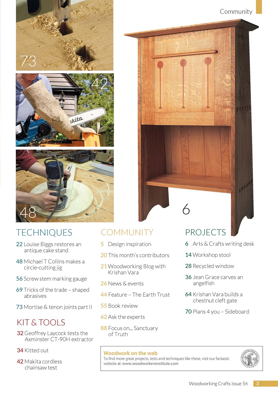 Woodworking Crafts Magazine Preview Pages