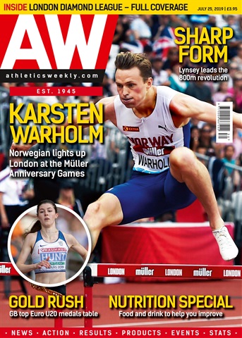 AW – Athletics Weekly Magazine issue July 25 2019