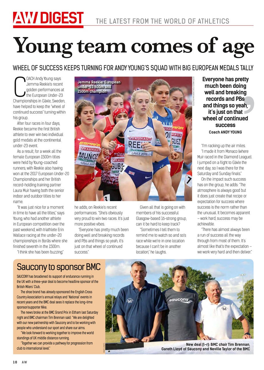 AW – Athletics Weekly Magazine Preview Pages