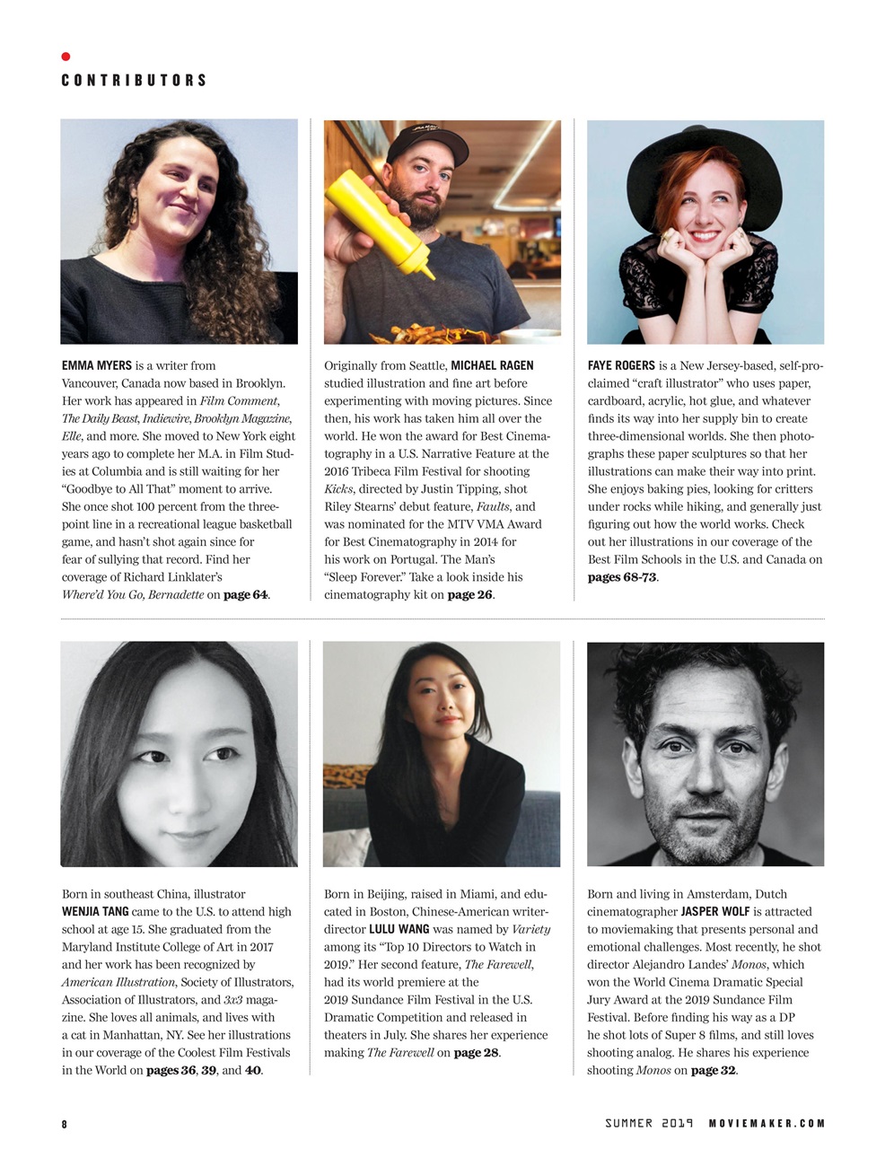 MovieMaker Magazine Preview Pages