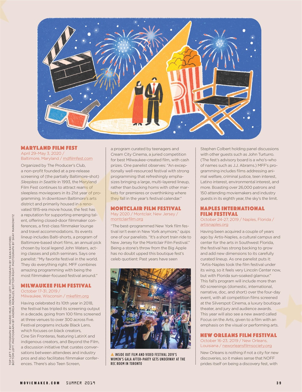MovieMaker Magazine Preview Pages