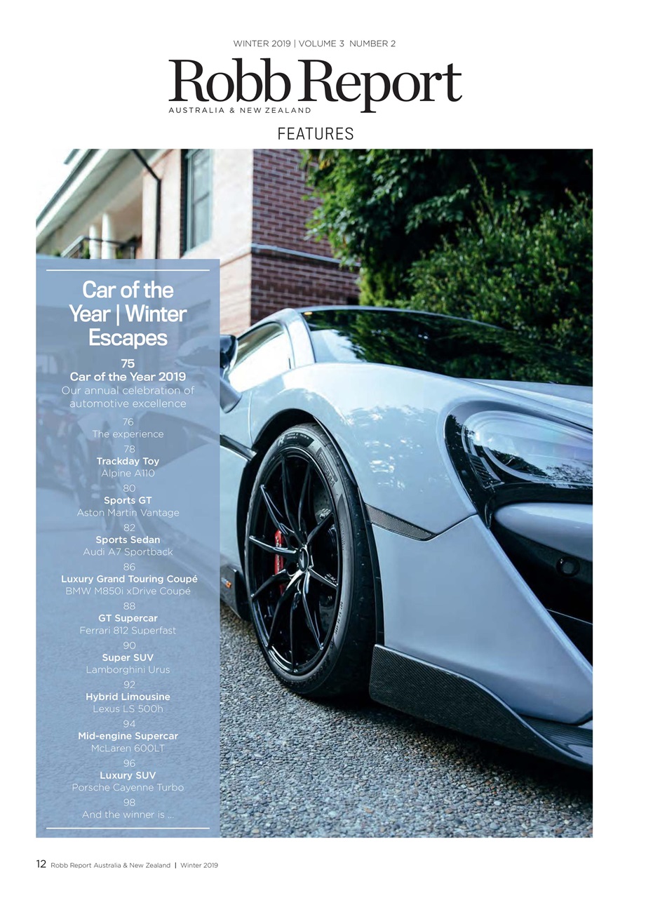 Robb Report Australia & New Zealand Preview Pages