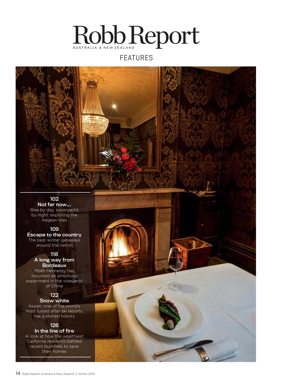 Robb Report Australia & New Zealand Preview Pages