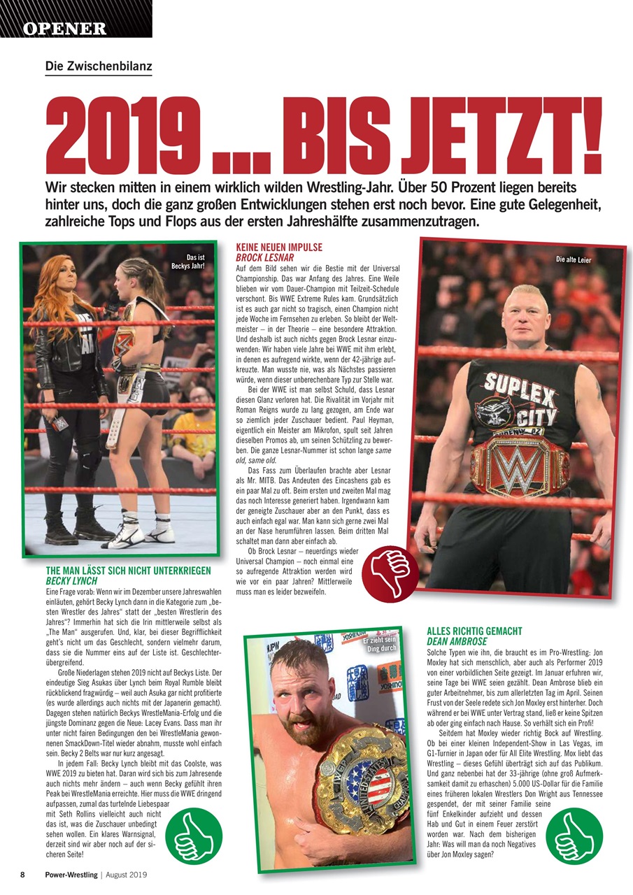 Power-Wrestling Preview Pages
