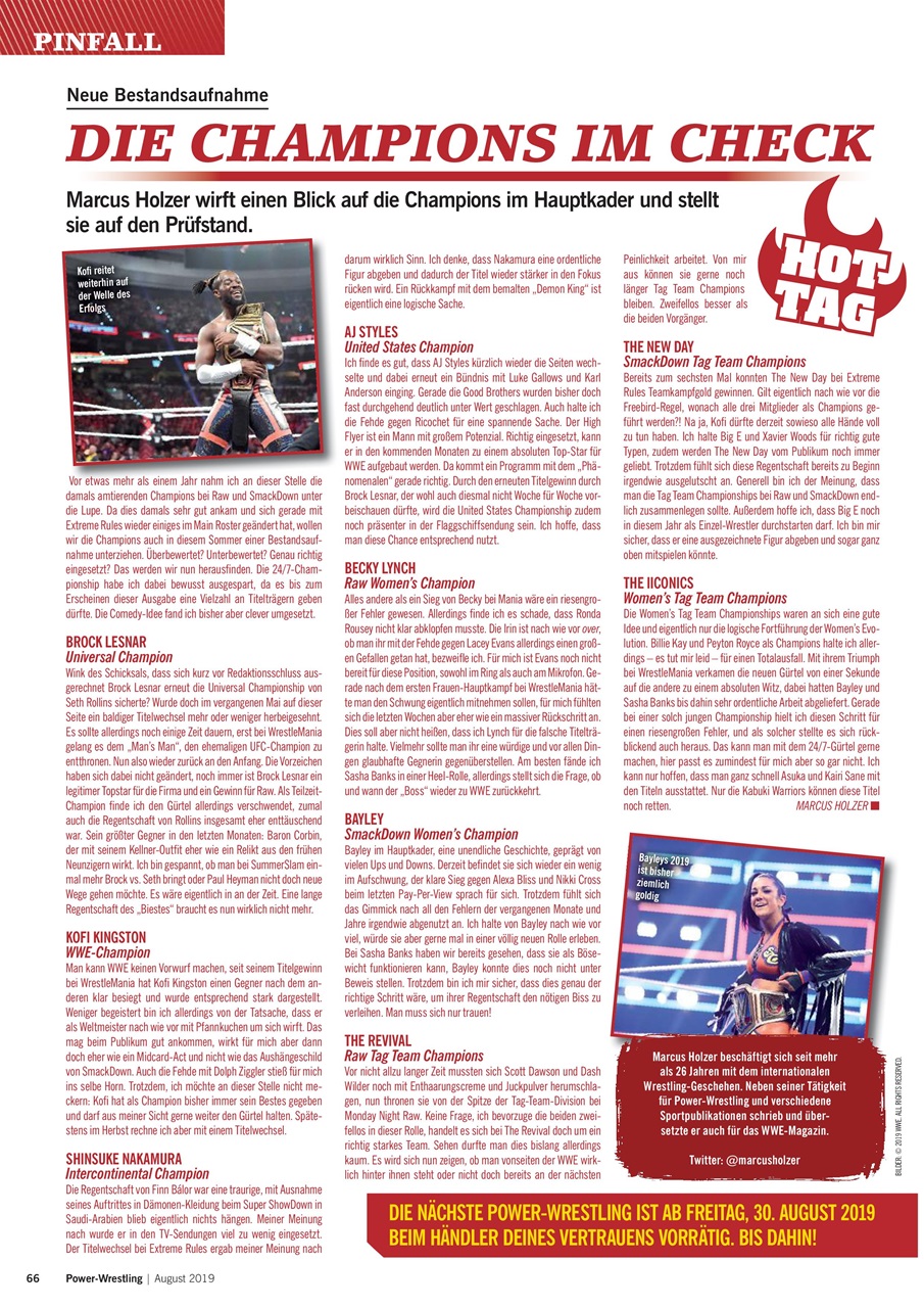 Power-Wrestling Preview Pages