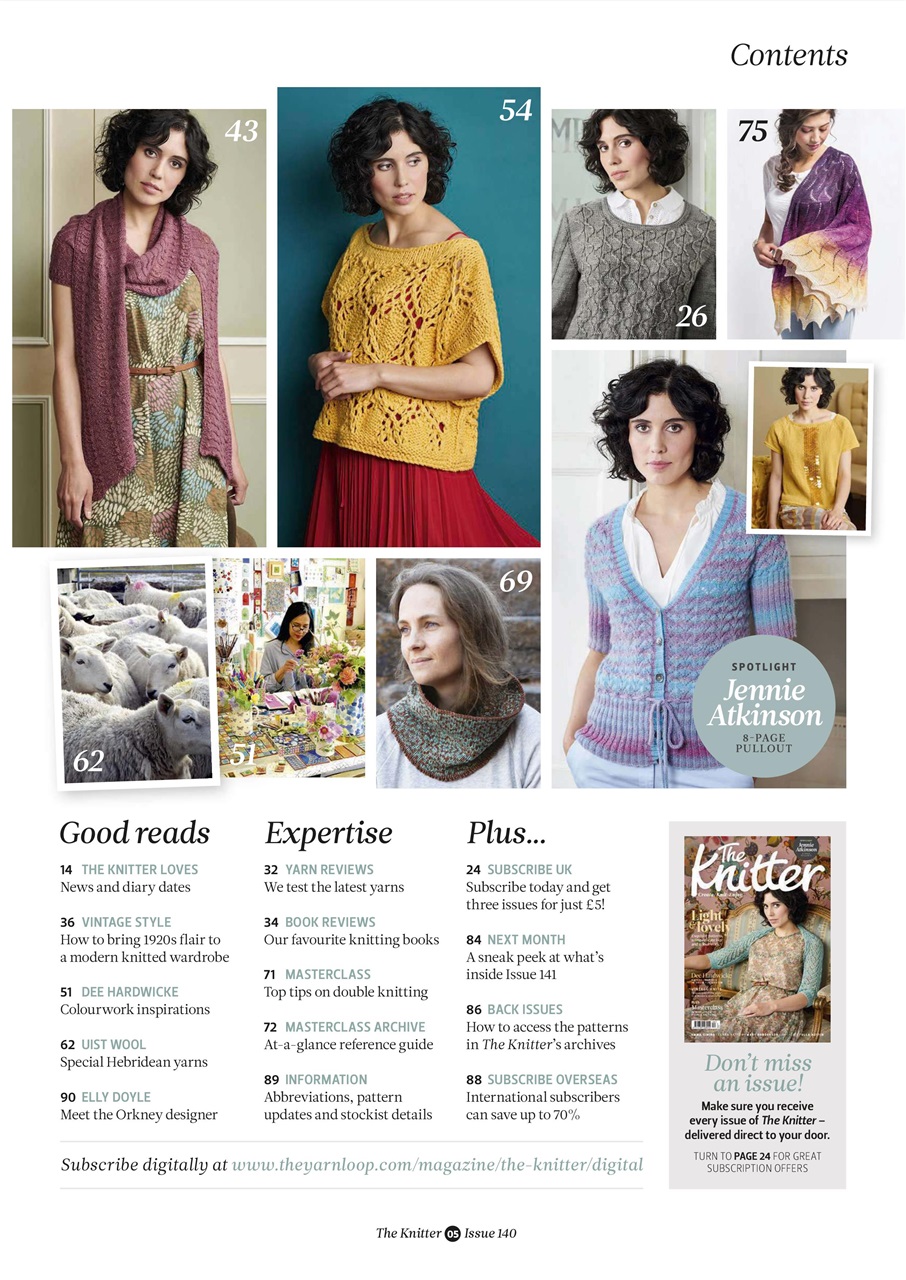 The Knitter Preview Pages