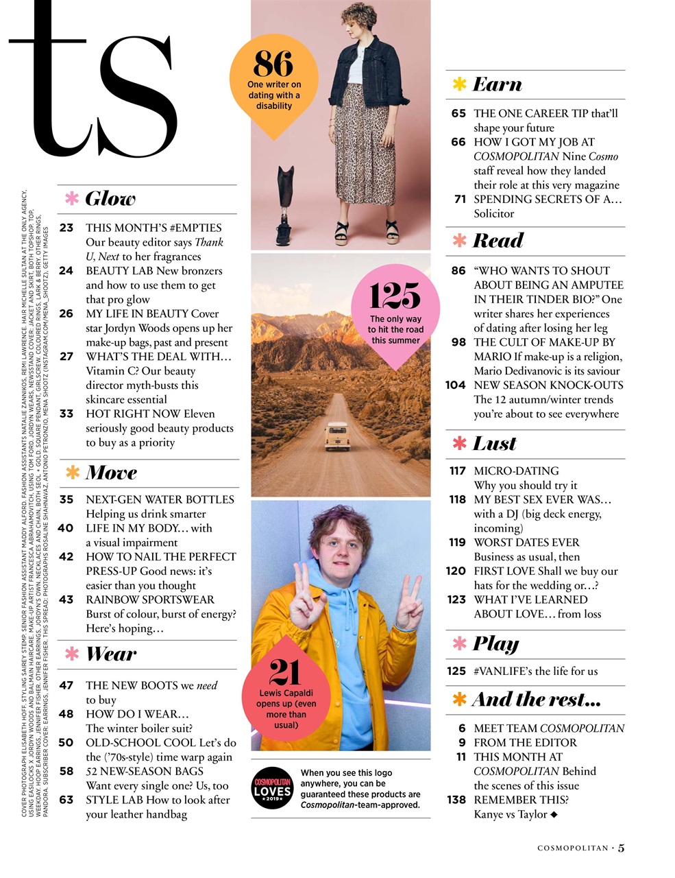 Cosmopolitan Preview Pages