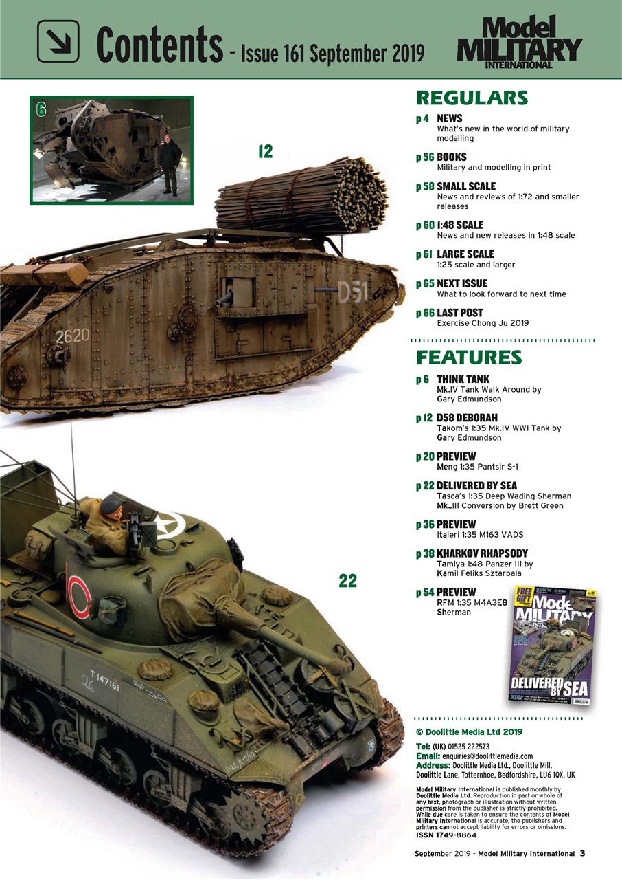 Military Modelling International Magazine Preview Pages