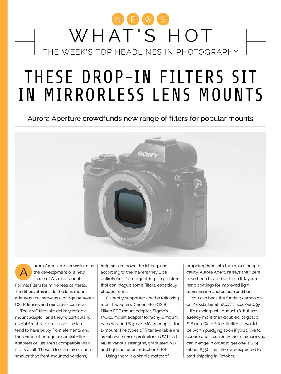 Photography Week Preview Pages