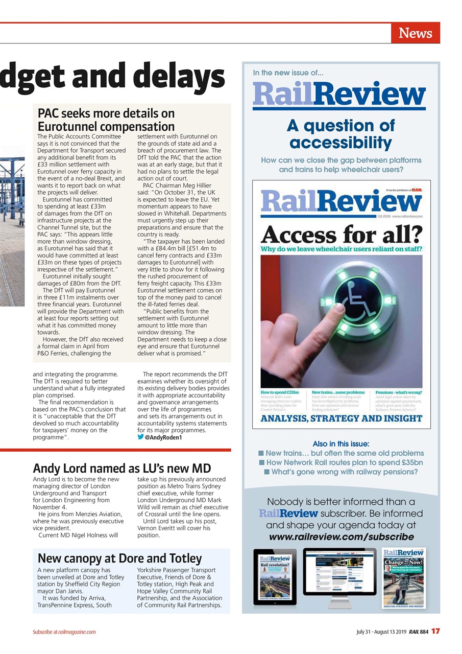 Rail Preview Pages
