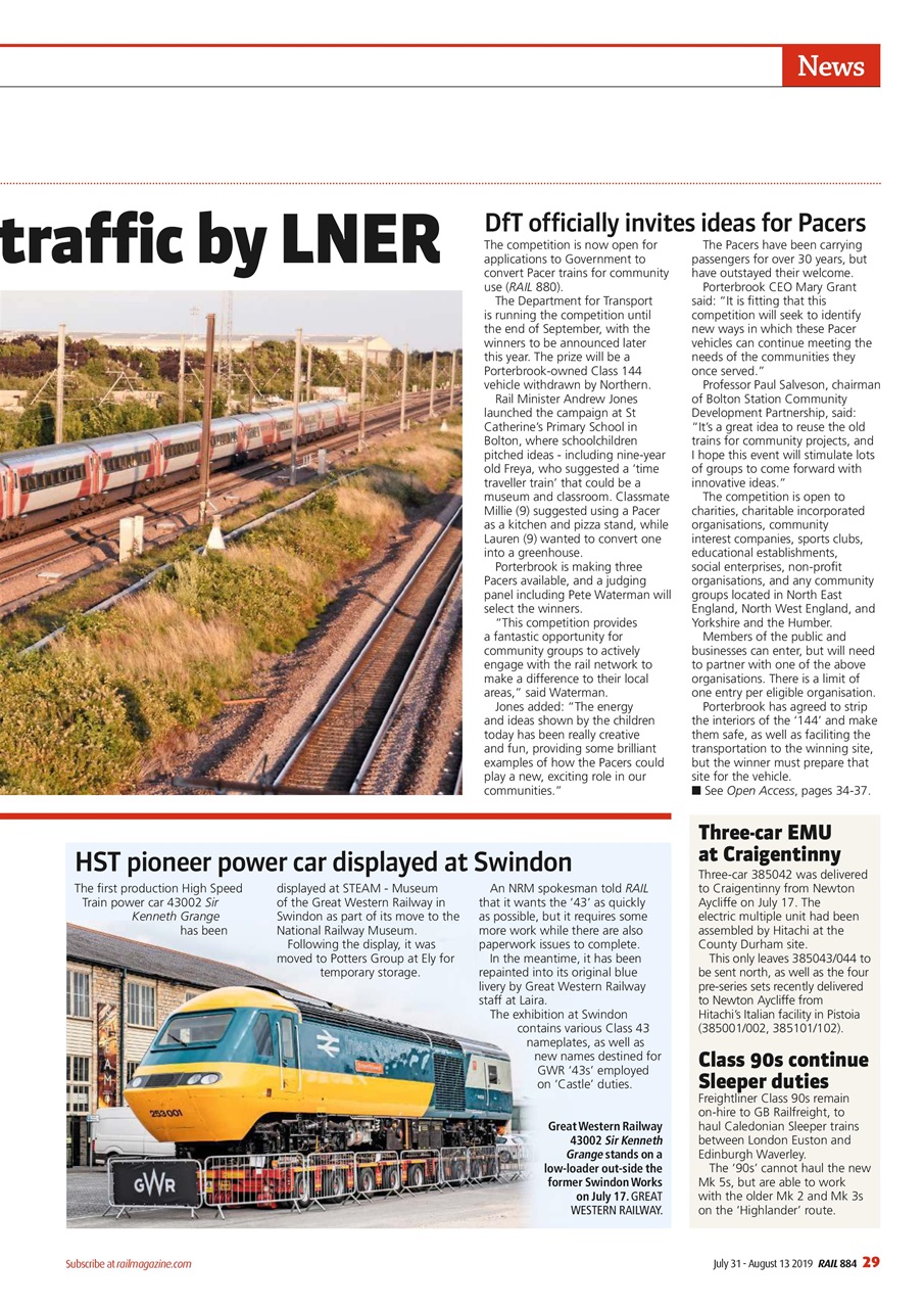 Rail Preview Pages