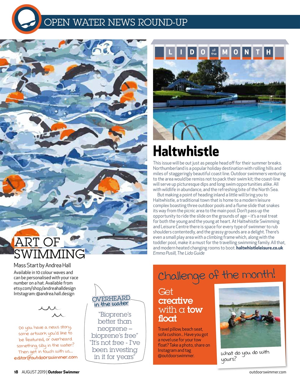 Outdoor Swimmer Preview Pages