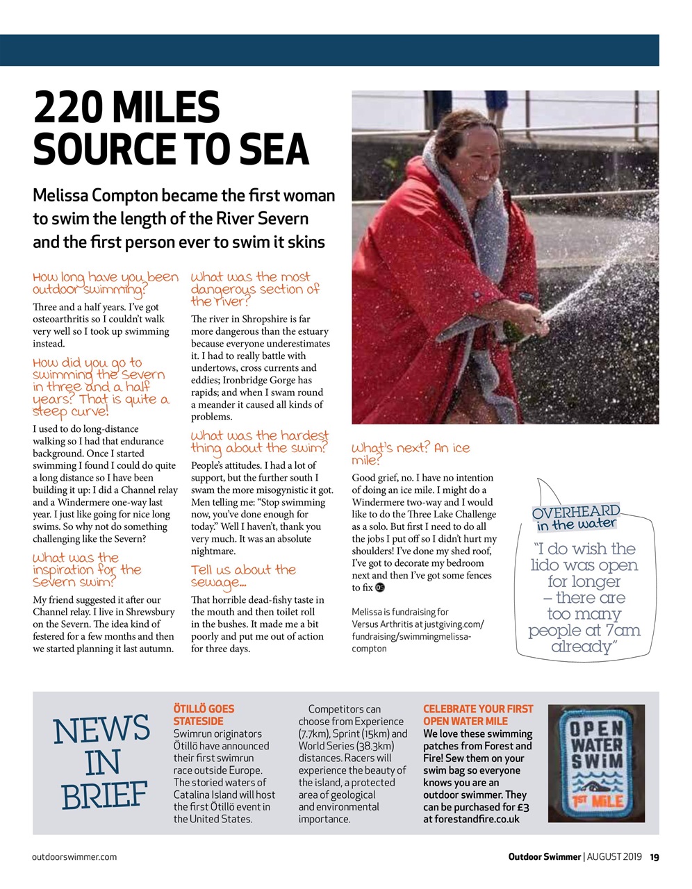 Outdoor Swimmer Preview Pages