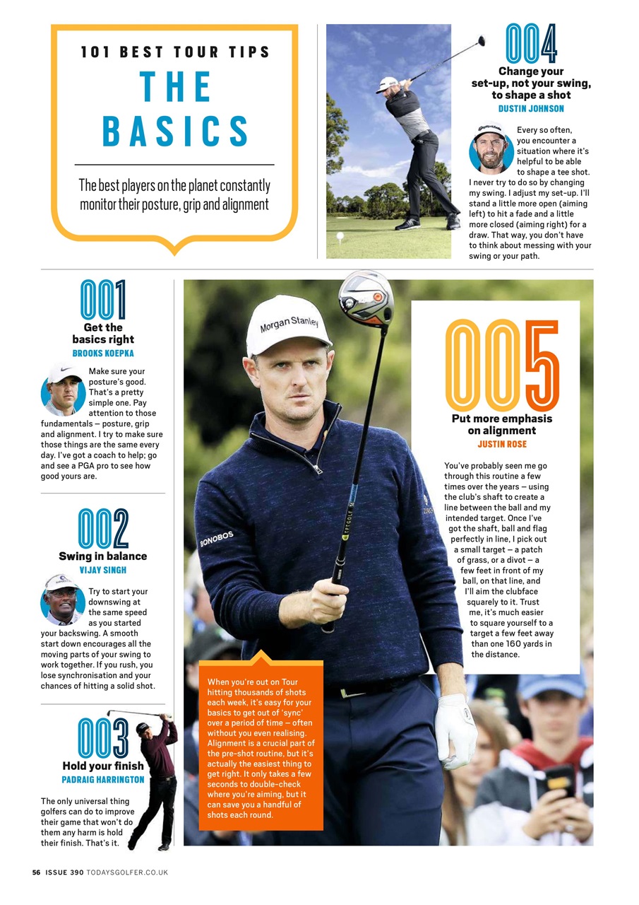 Today's Golfer Preview Pages