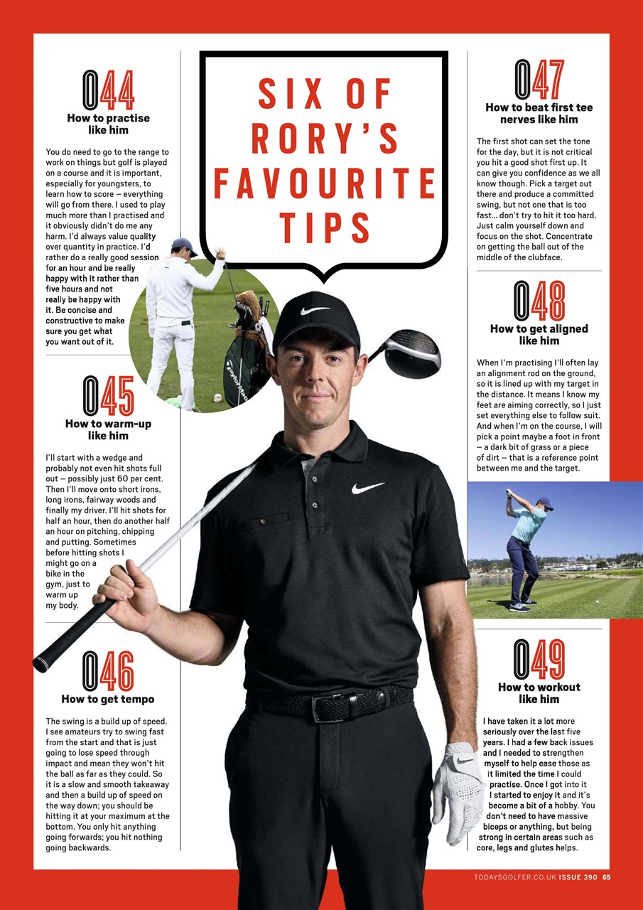 Today's Golfer Preview Pages
