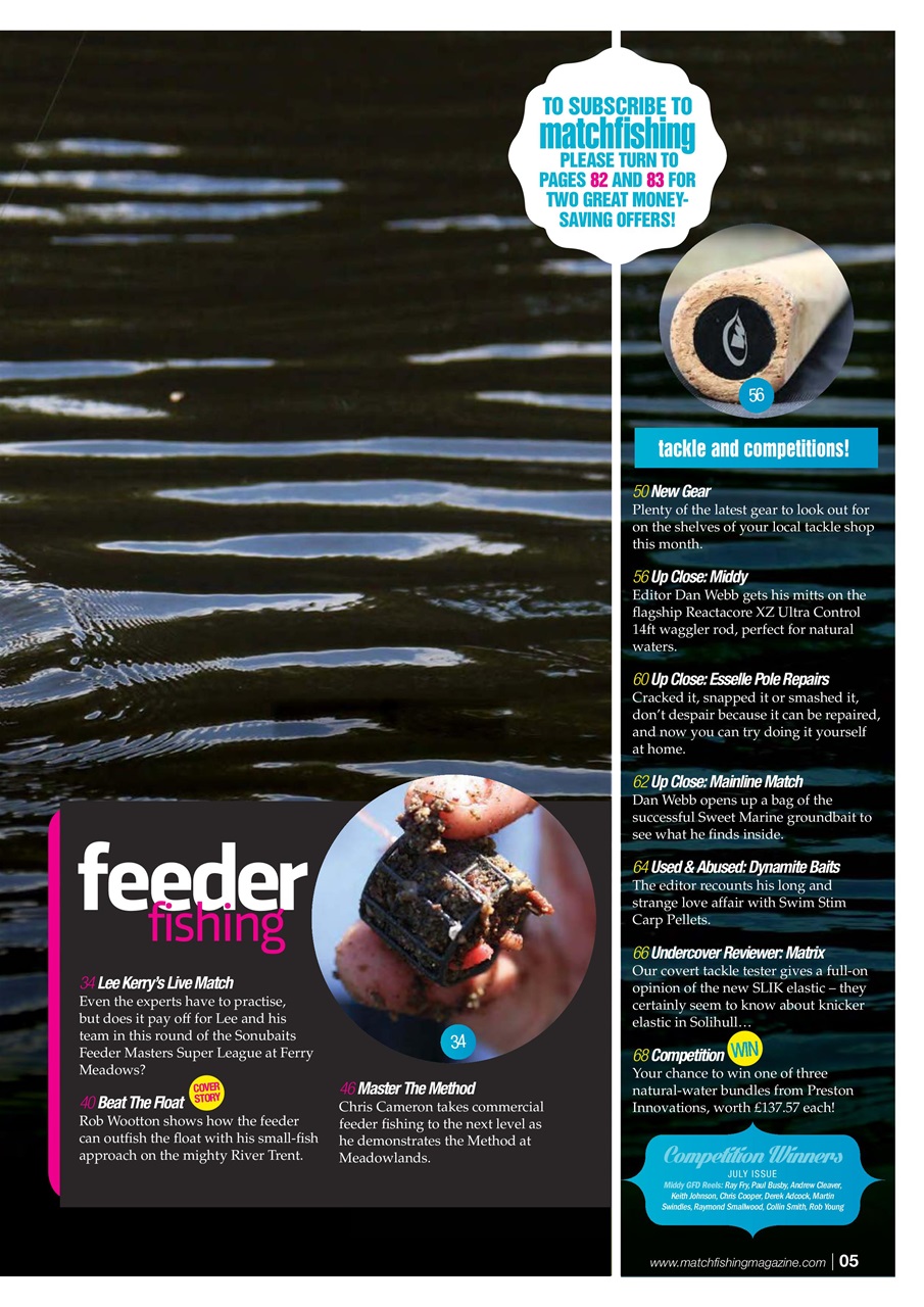 Match Fishing Preview Pages