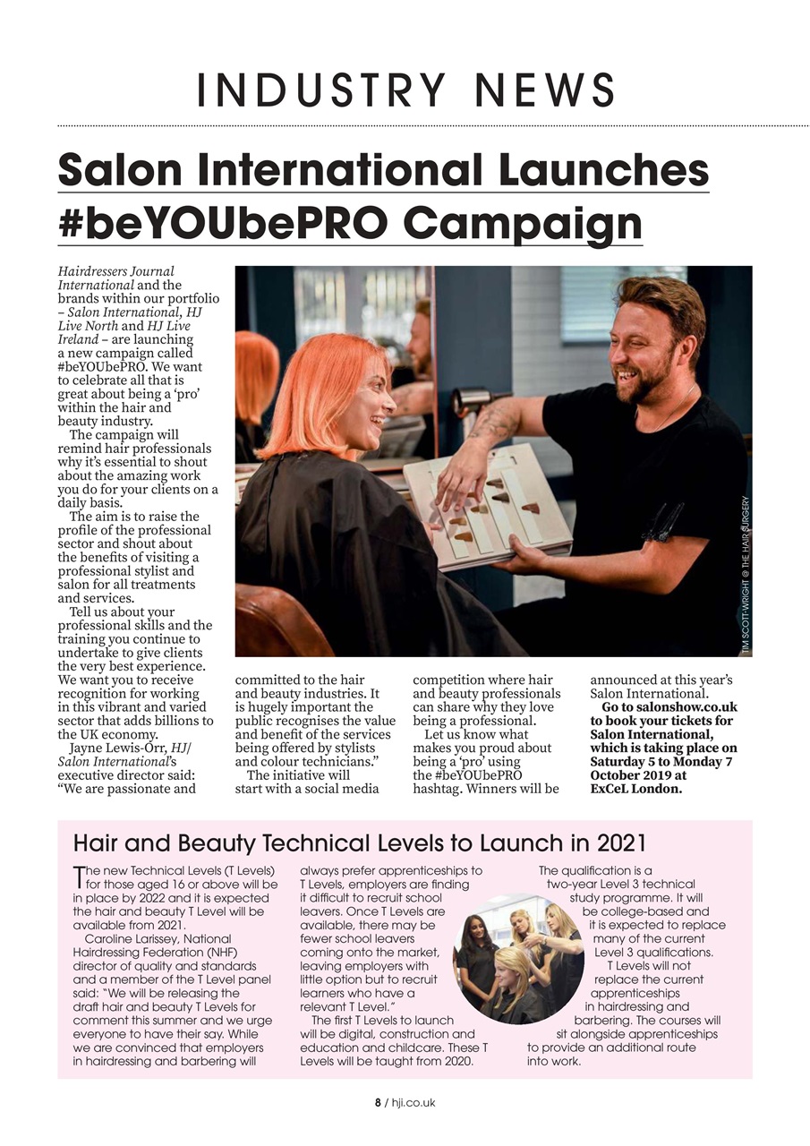 Hairdressers Journal Preview Pages