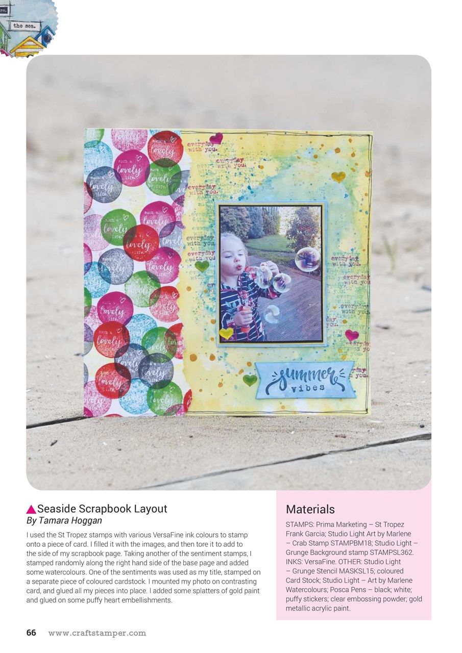 Craft Stamper Preview Pages