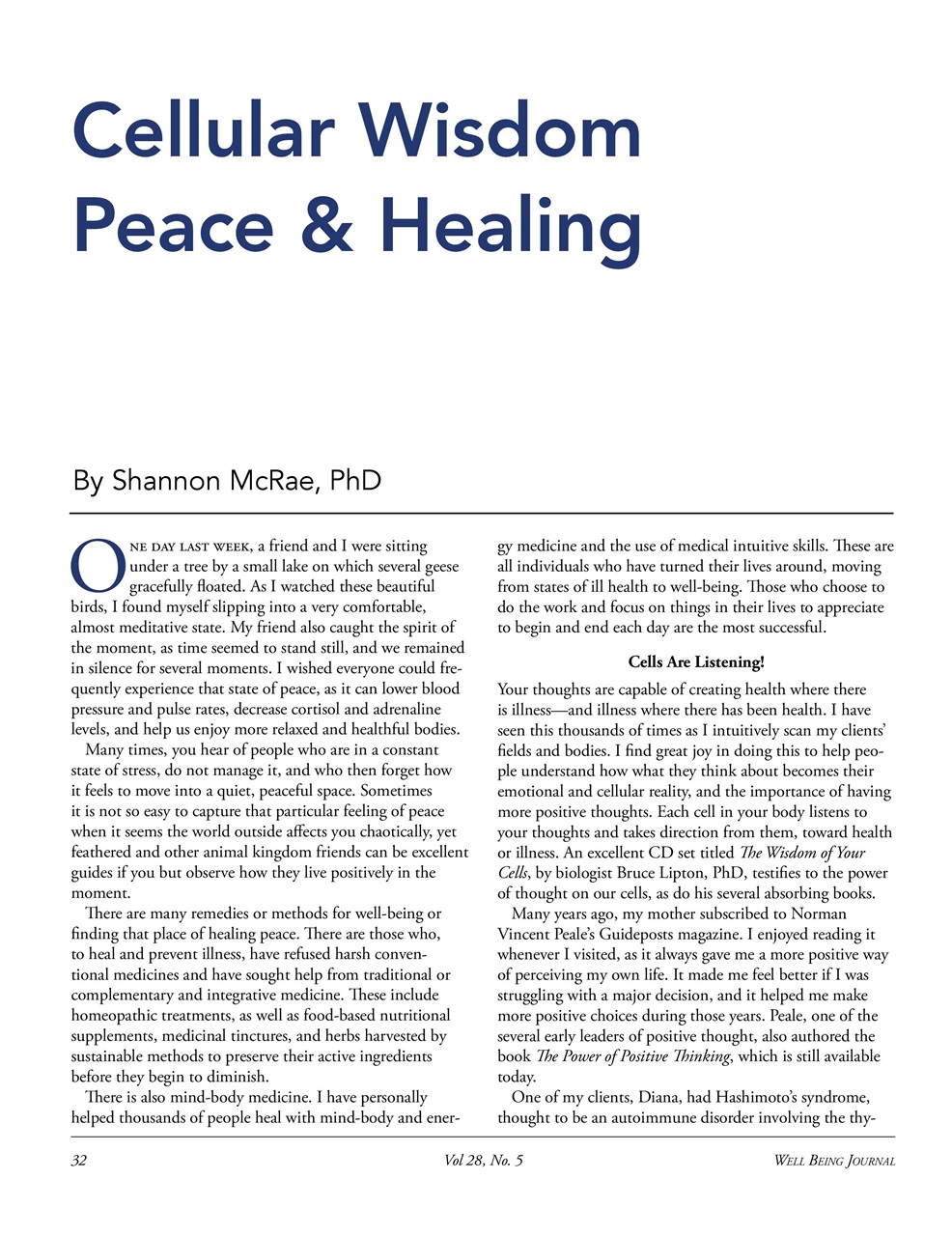 Well Being Journal Preview Pages