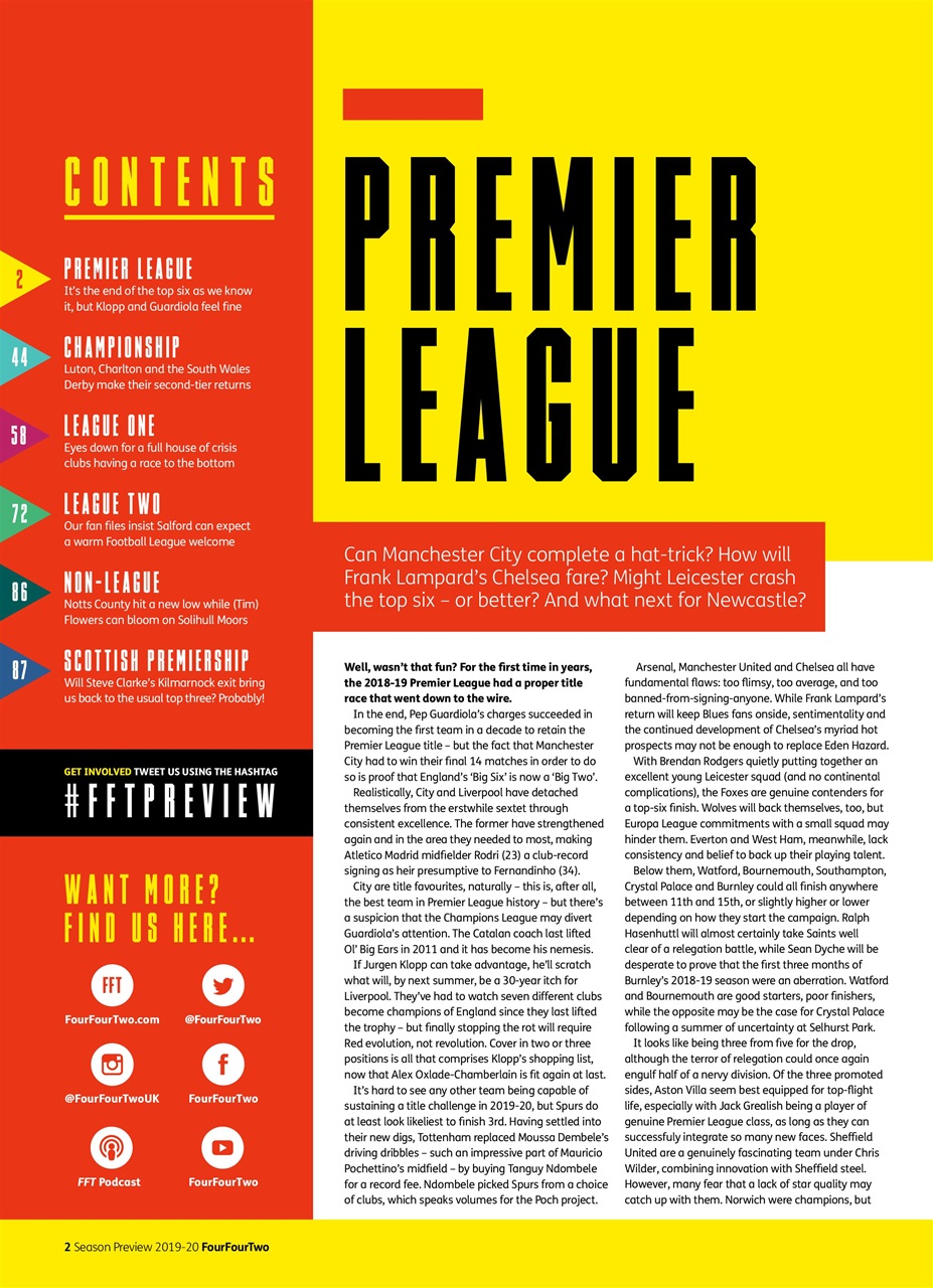 FourFourTwo Preview Pages