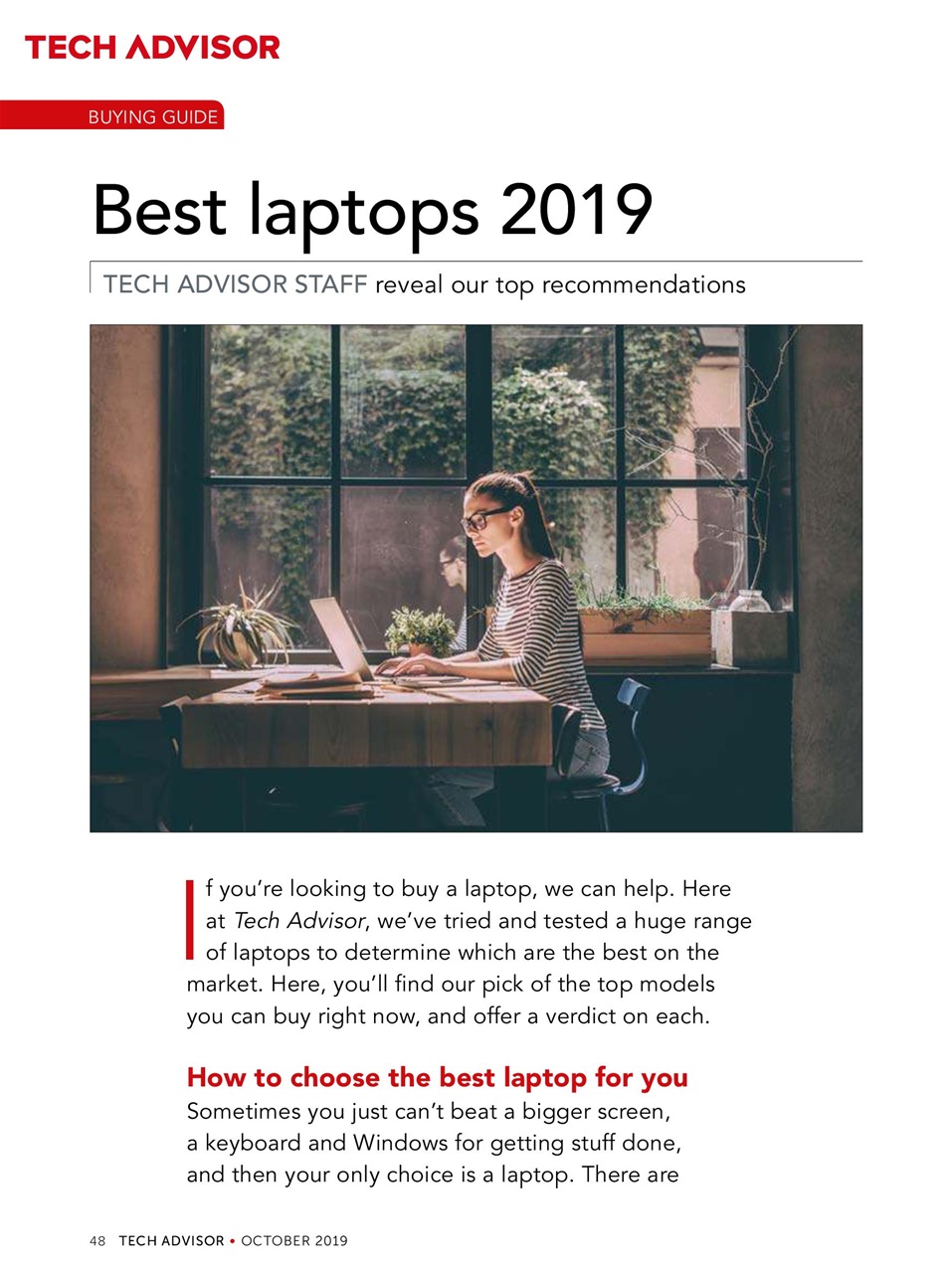 Tech Advisor Preview Pages