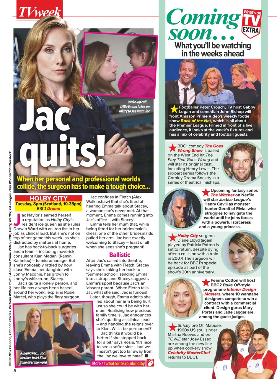 What's on TV Preview Pages