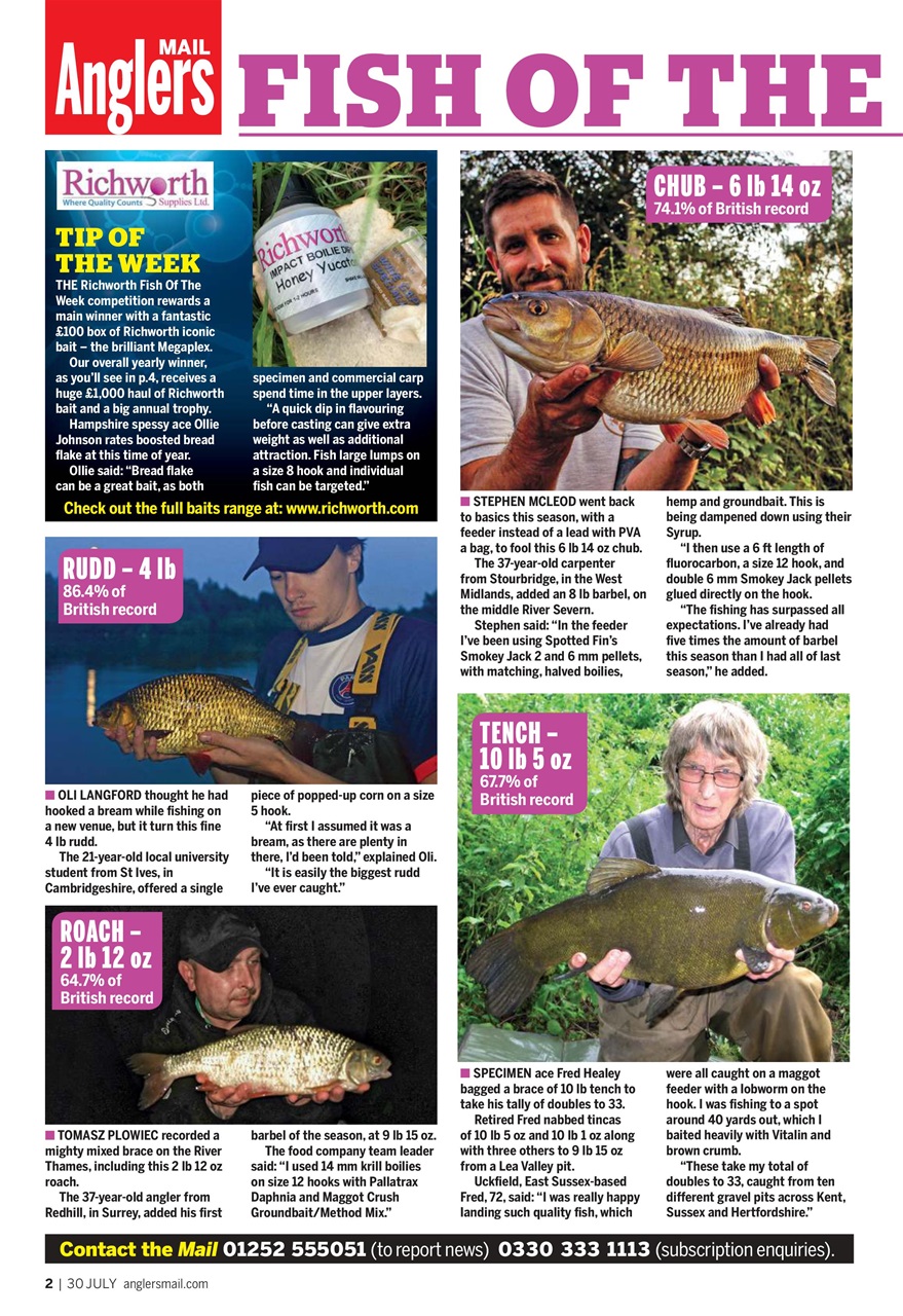 Anglers Mail Preview Pages