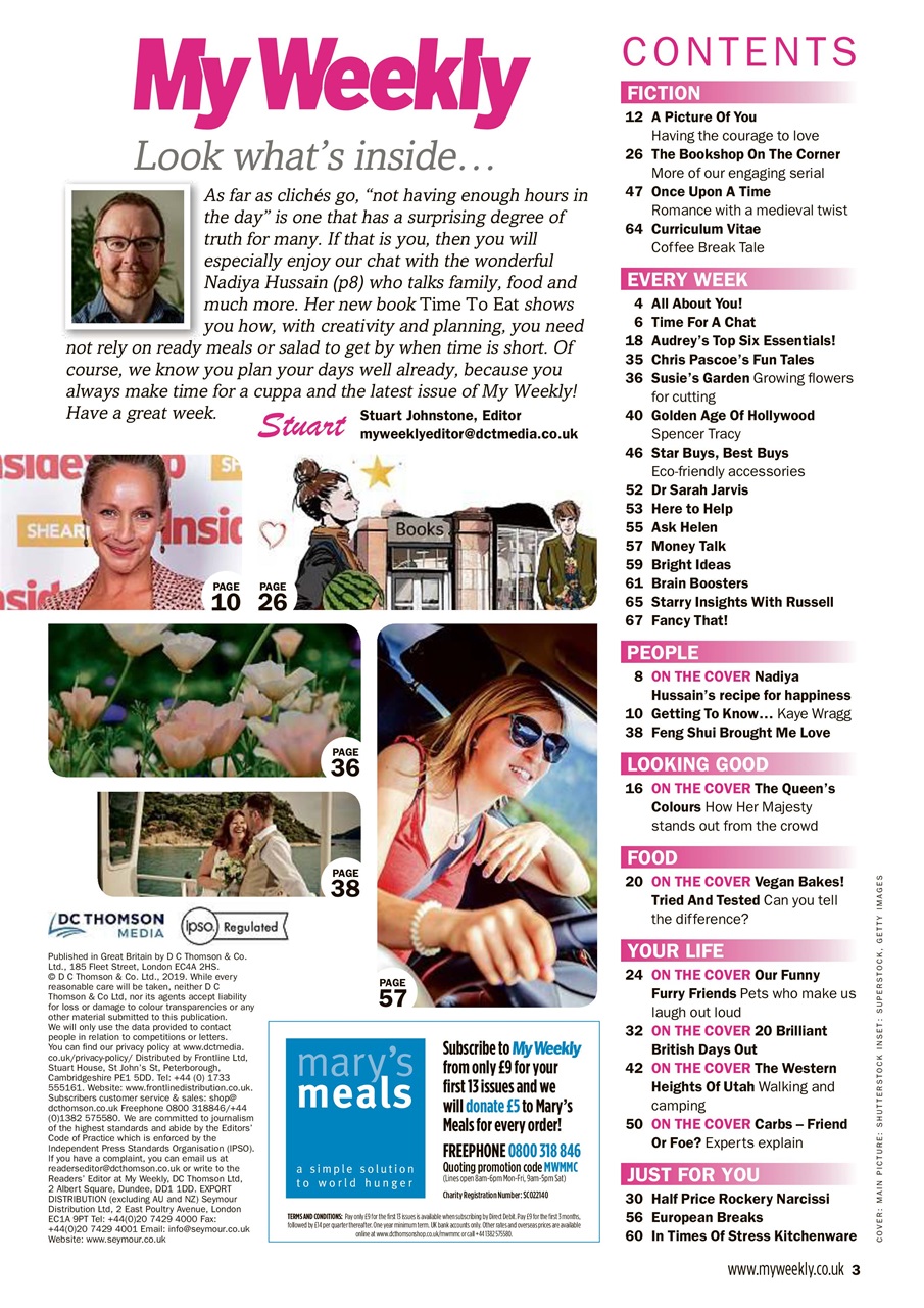 My Weekly Preview Pages