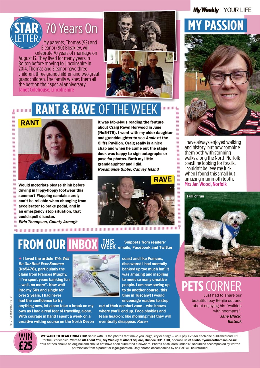 My Weekly Preview Pages