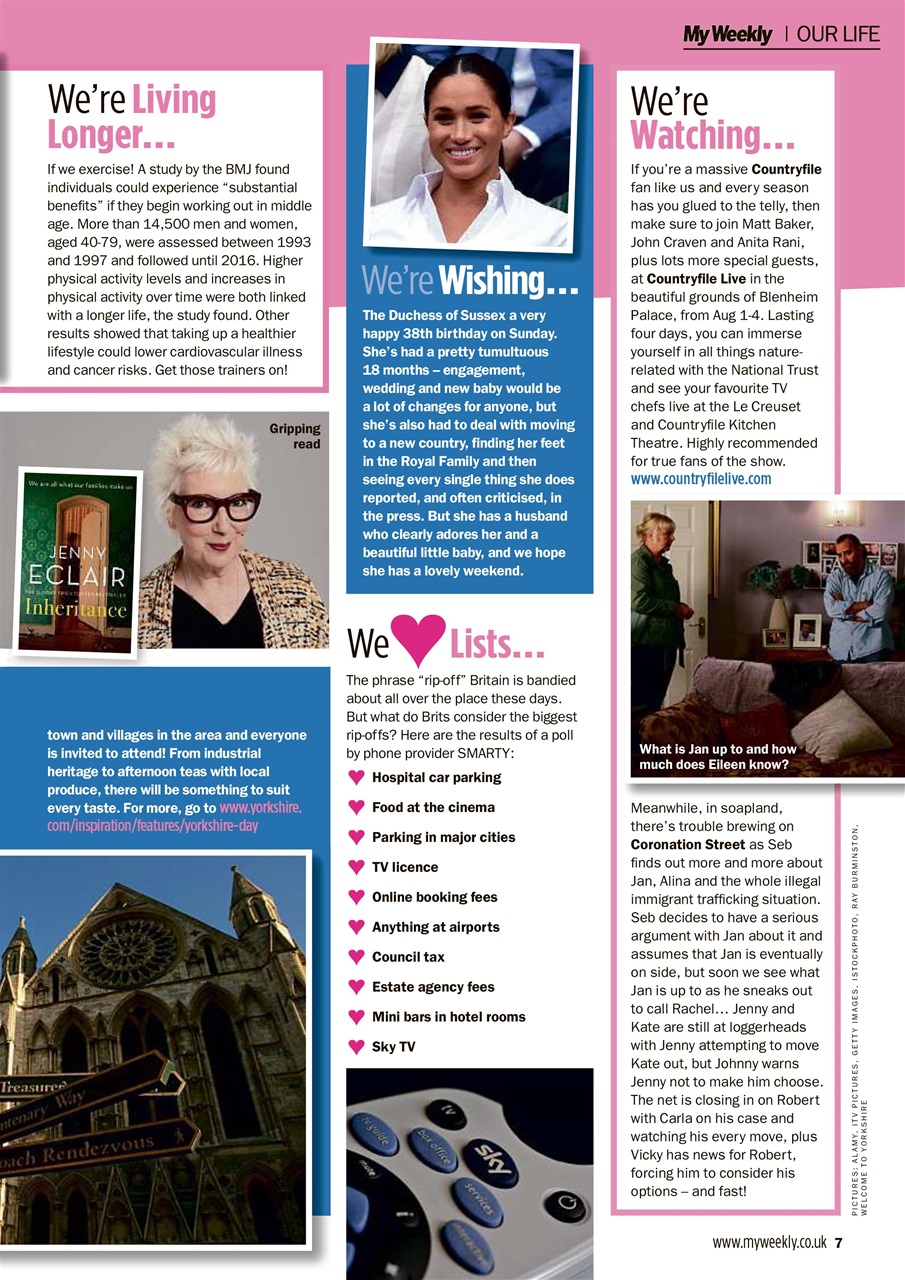 My Weekly Preview Pages