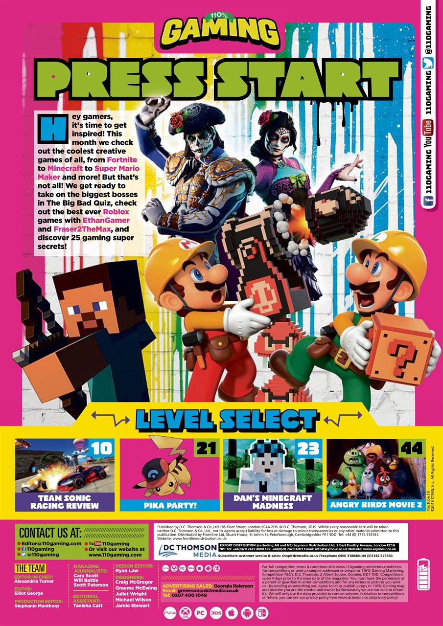 110% Gaming Preview Pages