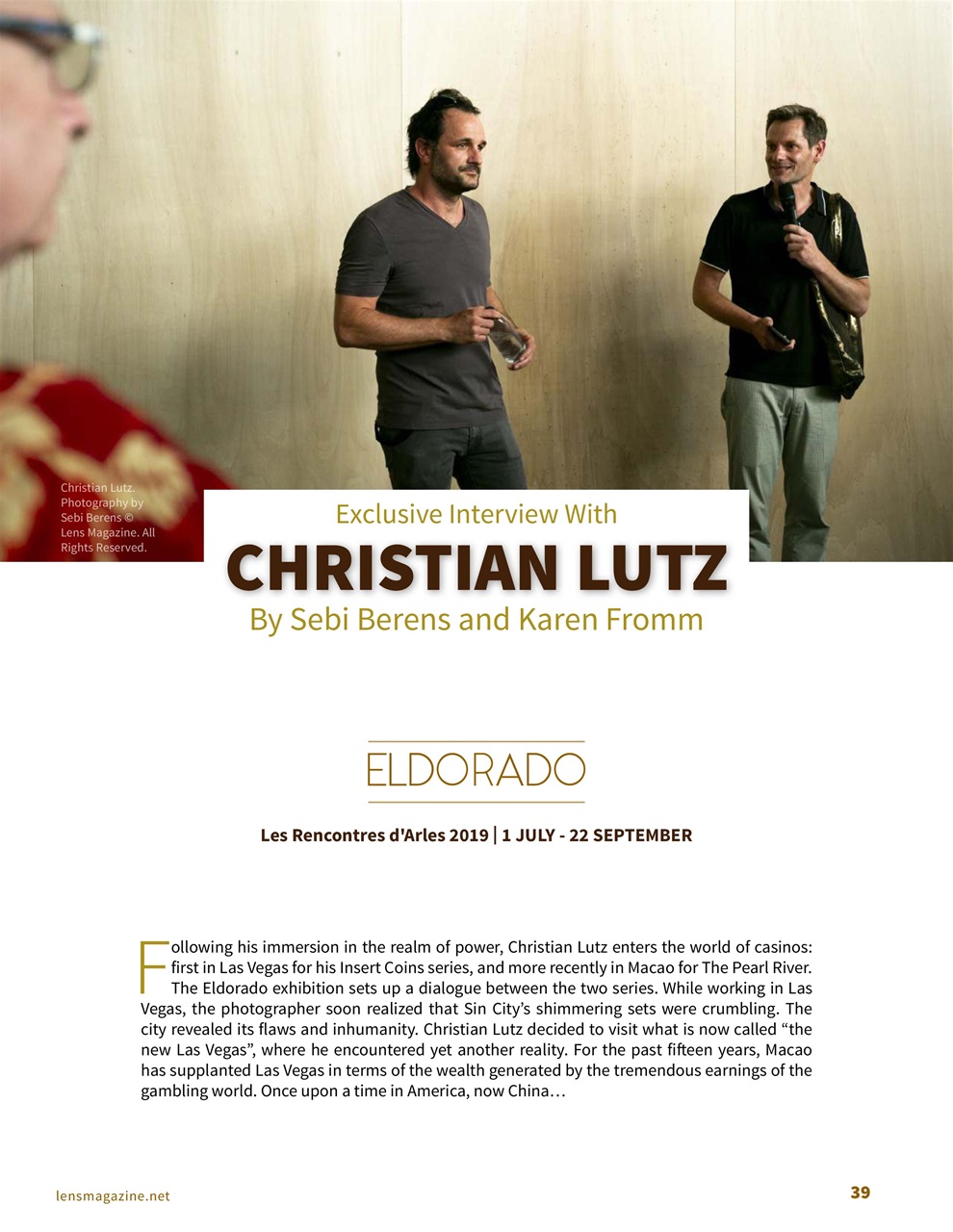 Lens Magazine Preview Pages