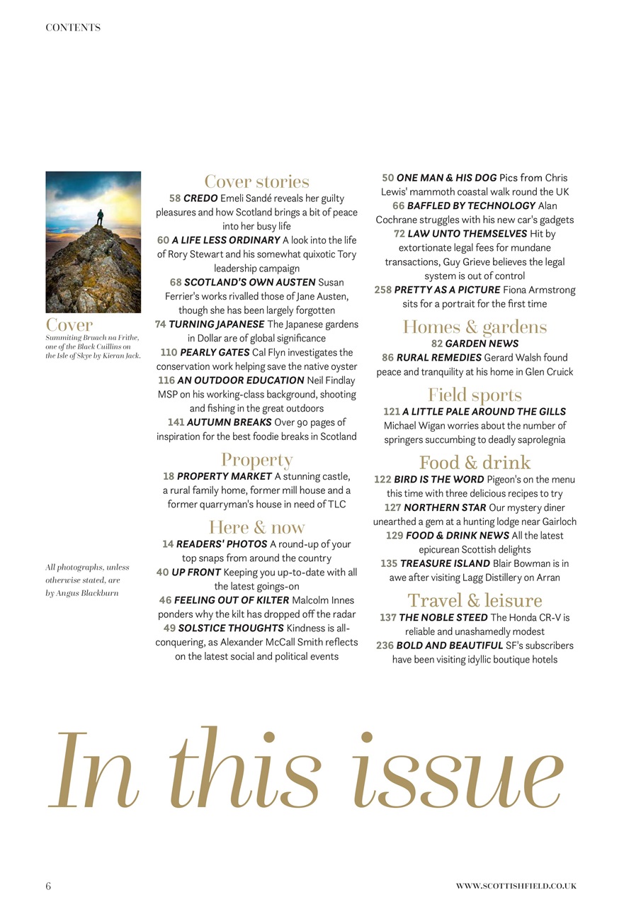 Scottish Field Preview Pages